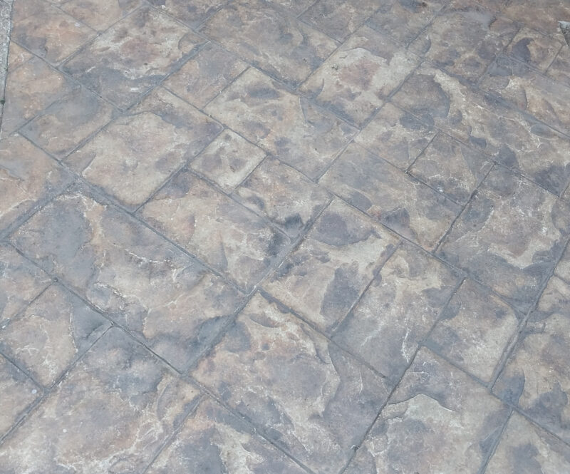 Stamped concrete driveway-2 stamped concrete pattern